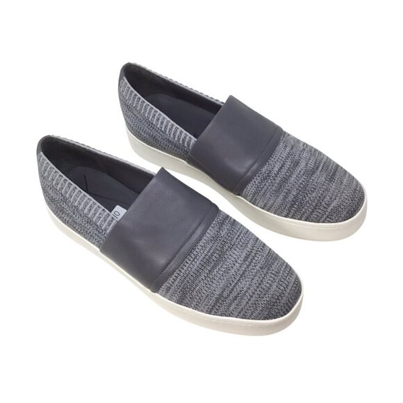 Vince Ward Gray NWOB Platform Slip On Loafers Sneakers 40 10 Knit Stretch - Picture 2 of 9